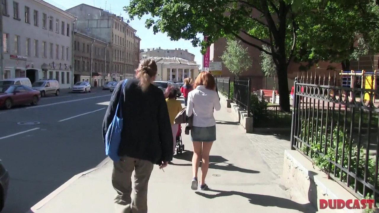 红发女郎在试镜时被操