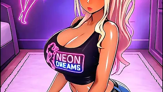 NEON DREAMS  - BLONDES SUCKING & FUCKING 2