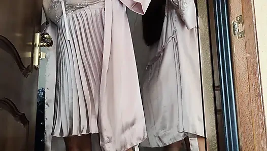 Two Stepmothers - One in the Mirror - Caught Me Fucking Real Sex Dolls