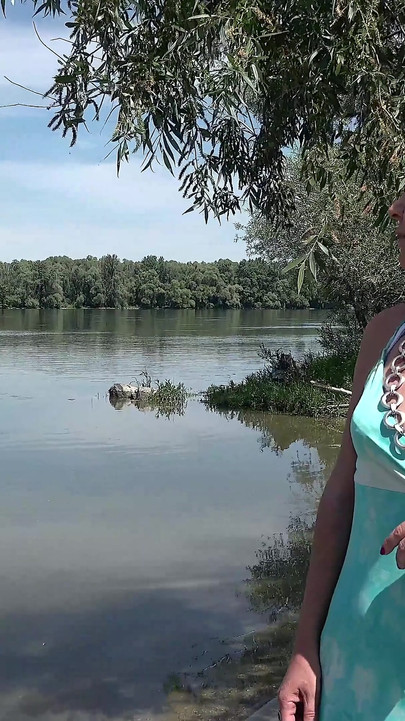 Hairy Granny Gets Anal Fucked on He Beach