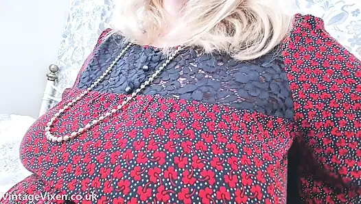 Sultry Satin Panties for Married Cheating BBW Amateur Housewife