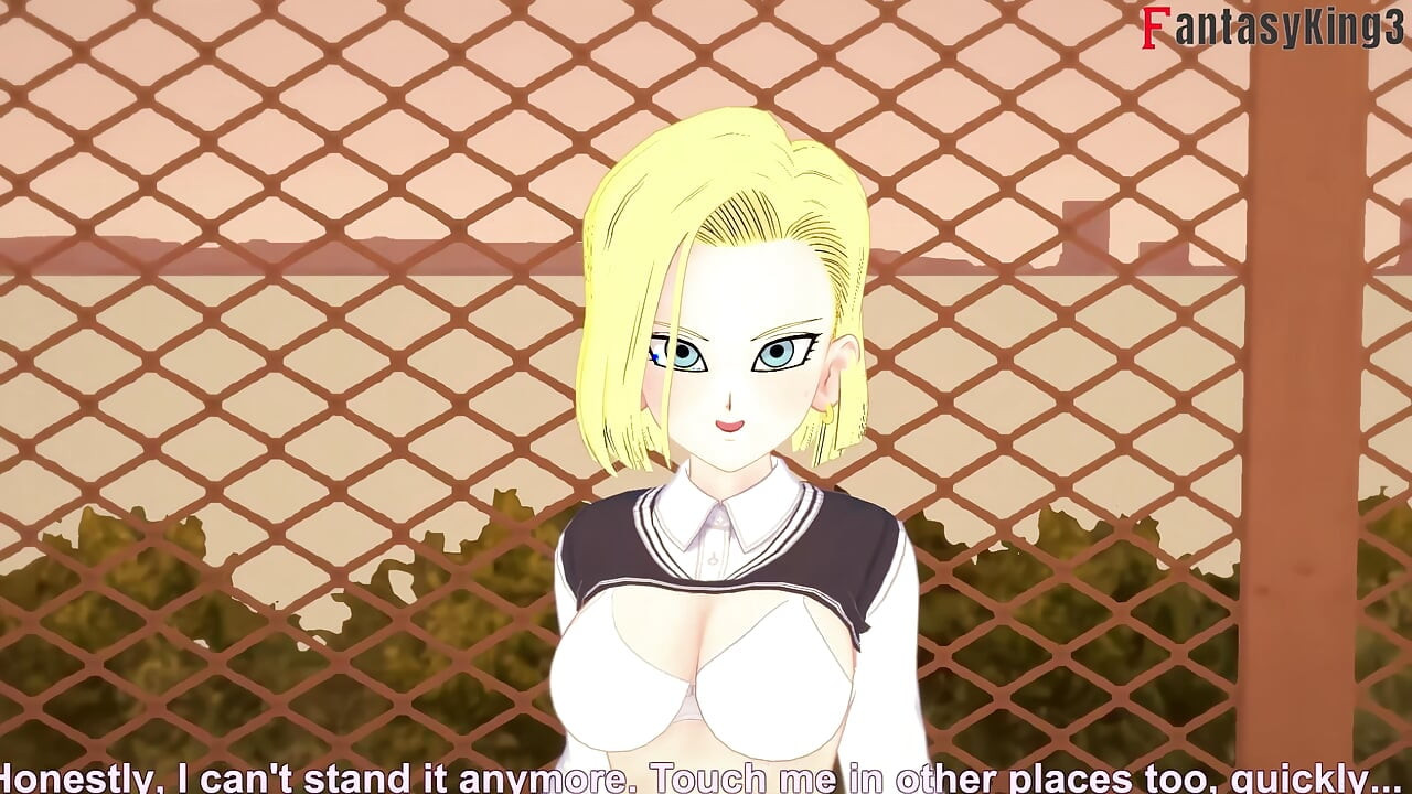 Android 18 enters college to continue fucking Gohan - Dragon Ball zex Series