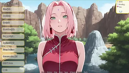 Хентай Hustle - трахаю розовую киску Sakura Haruno из Наруто
