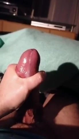 Stroking till orgasm