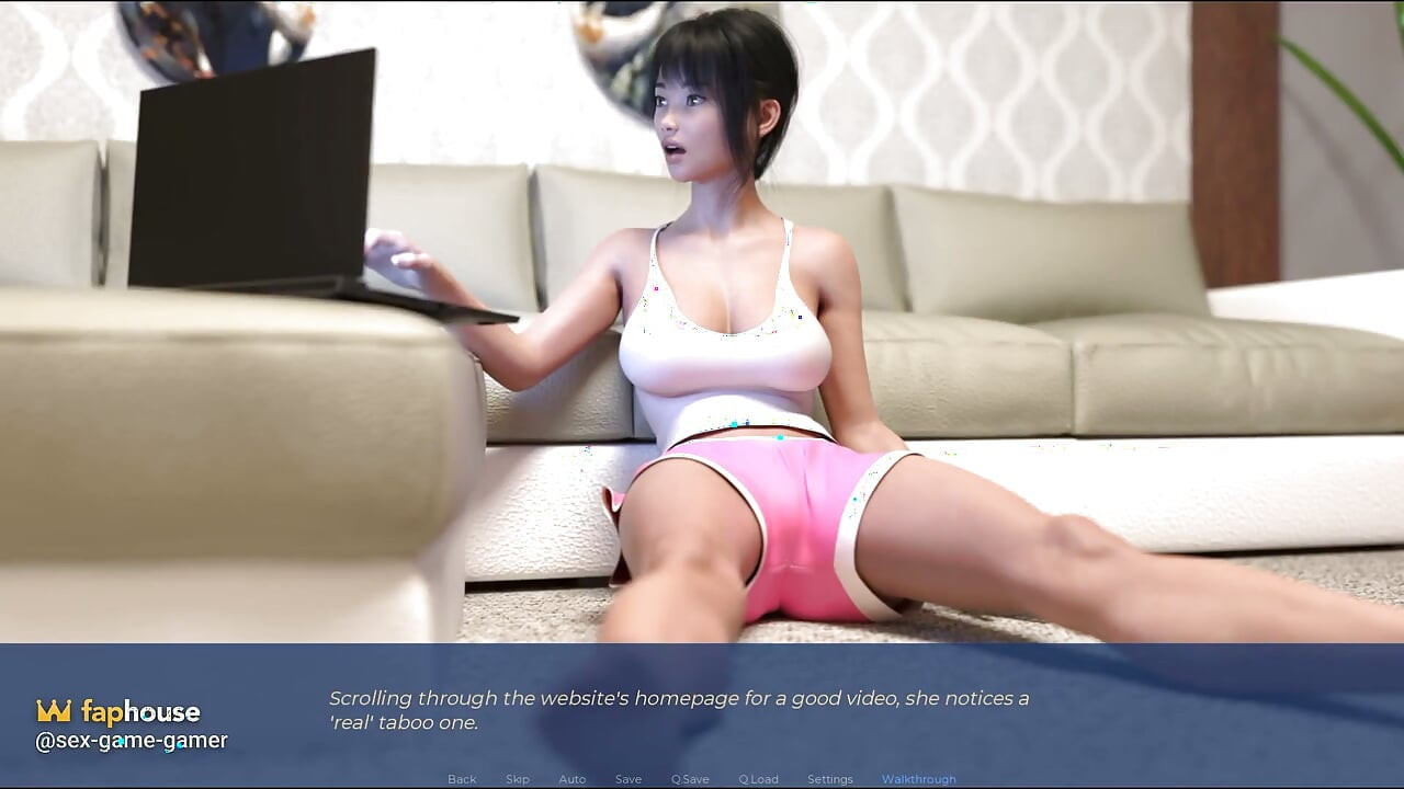 Dia mulai masturbasi sambil menonton porno dan memikirkan pria lain.