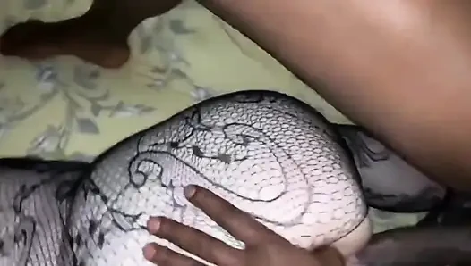 YoungEnglishBBW BBC Nata4sex arsch zu muschi hämmern In netzbody-suit