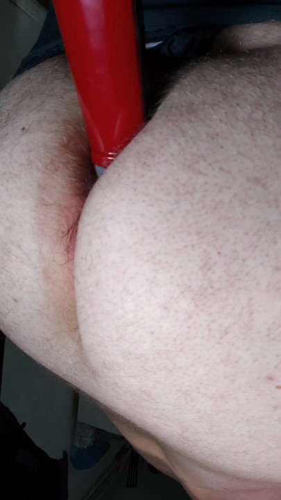 Sodomize by a vacuum cleaner handle