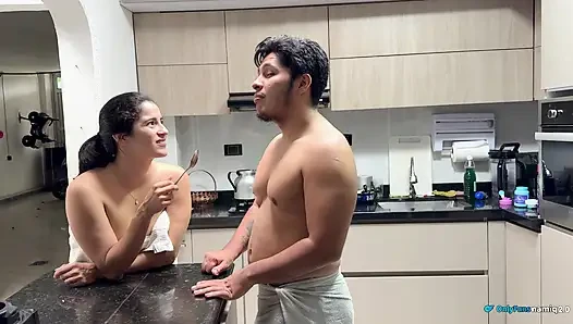 I have a nice hairy pussy from my wife with hard morning sex!