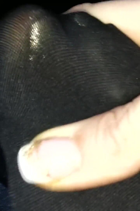 Pedal Pumping and Relaxing My Hosed Feet in Red Pattent Flats
