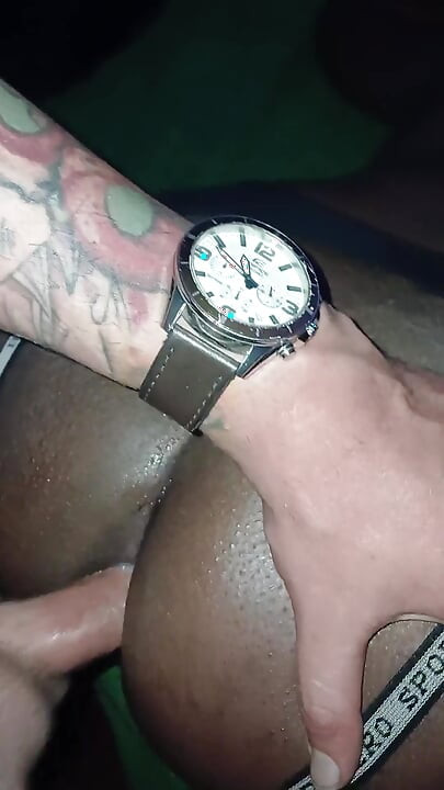 Black Femboy with Good Ass Is Fucked Till I Get My Milk