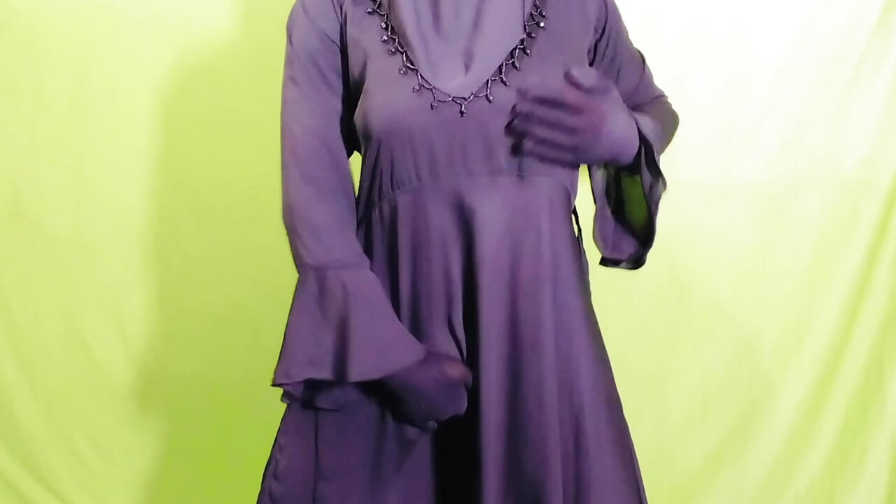 Indiana linda hijabi muçulmana casal com sede de sexo