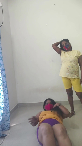Epic moment from "Tamil girls groped seduced and fucked by coach"