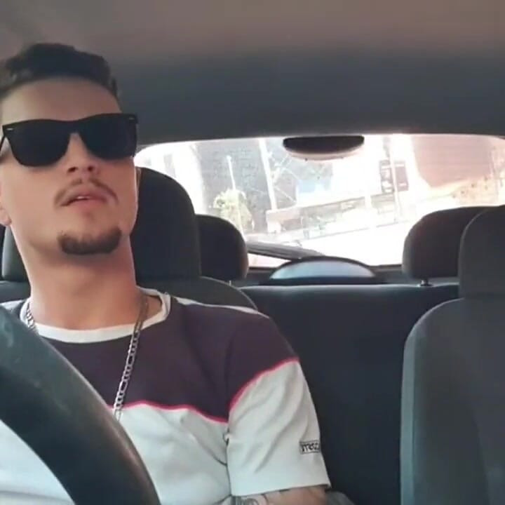 Erick Diaz and Carmona Masturbating Inside the Car in Downtown São Paulo