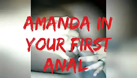 RENT MALE, AND AMANDA IN HIS FIRST ANAL