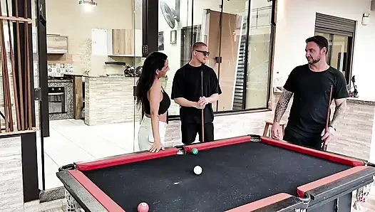 I bet that if he won I would let him eat my wife, he won!