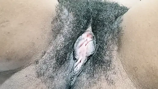 Seductive With Hot Pink Hairy Pussy MILF in HD