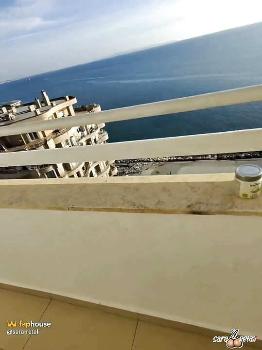 POV: I Fuck a BBC on the Balcony -blowjob and Fuck Hard in Doggystyle