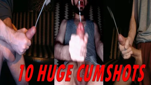 Cumshot compilation. HUGE MASSIVE INTENSE CUMSHOTS. Hot MOANS