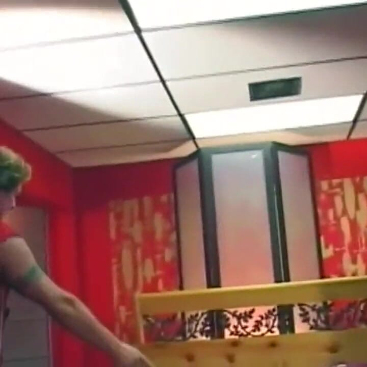 Slutty cheerleader fucked by big cock stepdad
