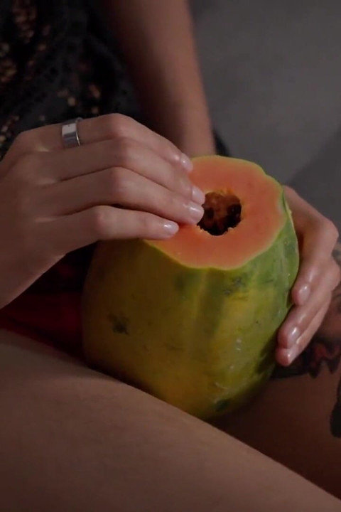 Asian Twink Breeds a Juicy Papaya - Homemade Fleshlight Fuck