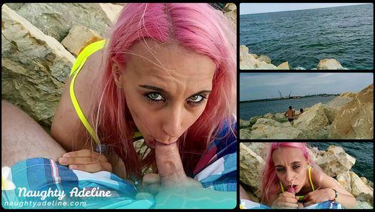 Trailer: Öffentlicher Blowjob im Freien am Meer