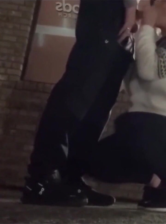 Extremely Risky Bar Blowjob and Downtown Sucking and Flashing