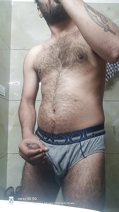 Indian Rajasthani desi man enjoy shower and masterbation show with neighbour police officer uncle daddy pakistani daddy teacher