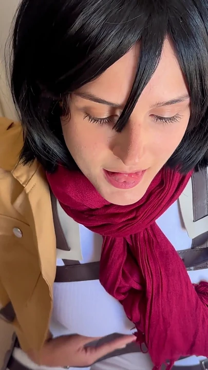 Mikasa POV Blowjob Fantasy - Slow, Wet & Naughty