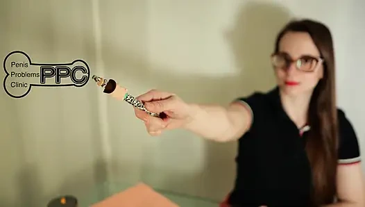 Klinik masalah penis - komedi medis penghinaan cabul wanita dominan