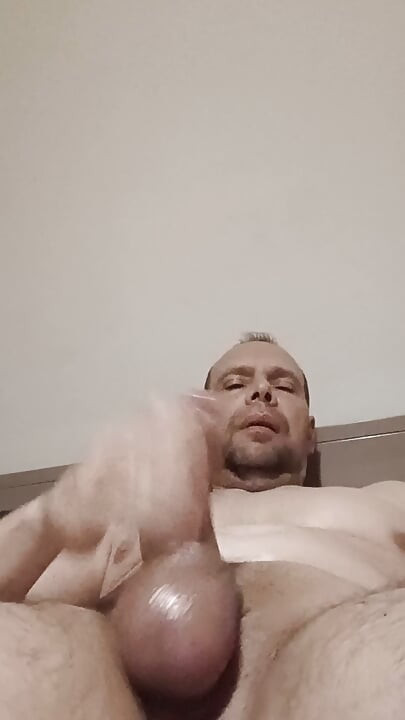 Big wet cock masturbated well