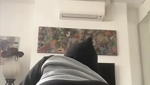HUGE BBC Cock Swinging and Hanging Out of Underwear Solo Softcore Twerking PREVIEW