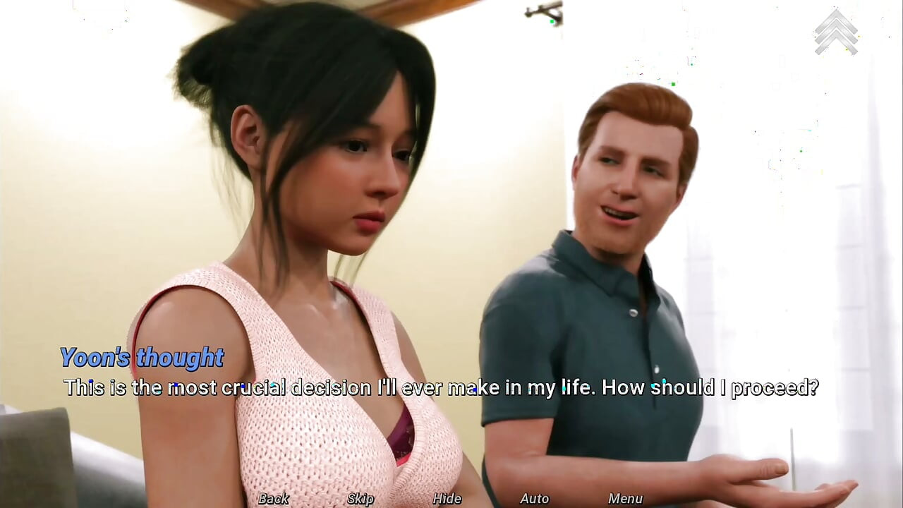 Asian and white couple solves issues of their married life and reconfirms their relationship and celebrates with sex