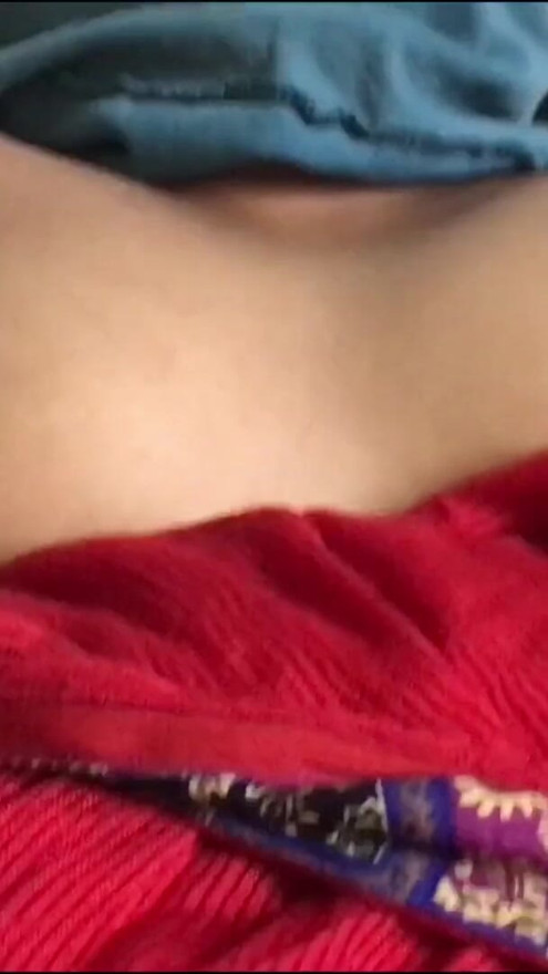 Red outfit with golden shower | Clip 1