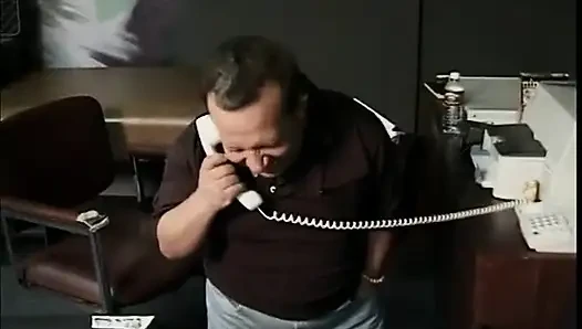 Randy Slut Gets a Fat Midget Pounding Her Cunt While Wearing White Nylons