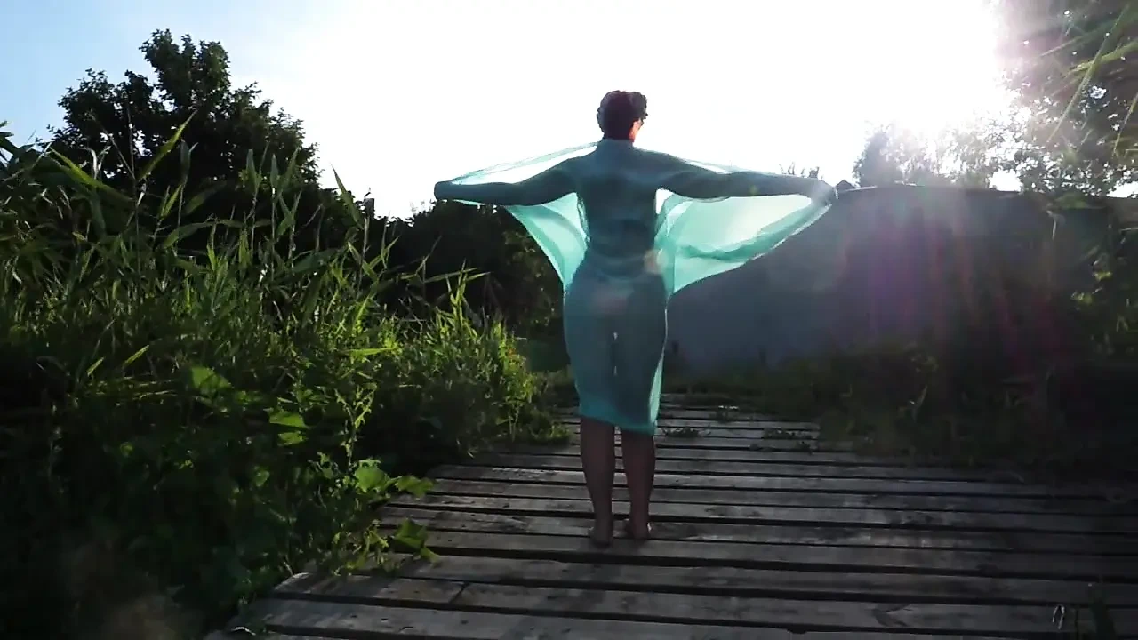 Semi-nude dance on planket