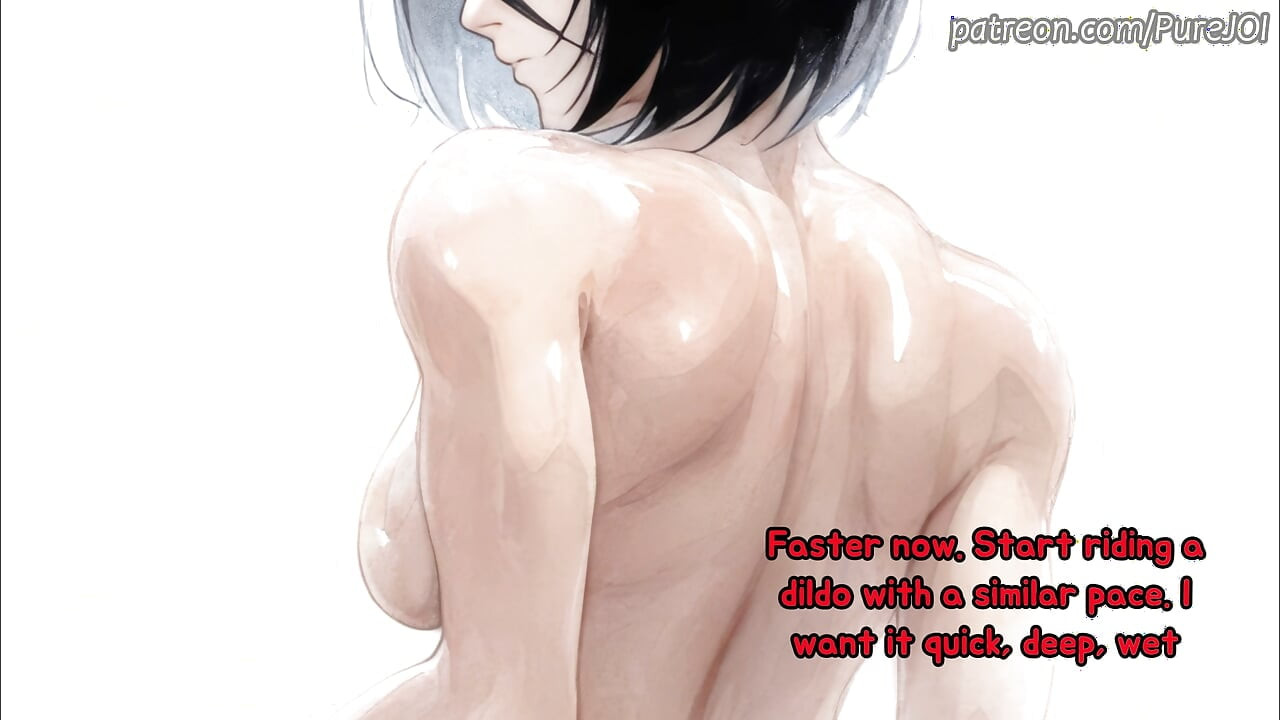 Mikasa Ackerman testira svog novog mladog vojnika (anal, dupli orgazam, CEI)