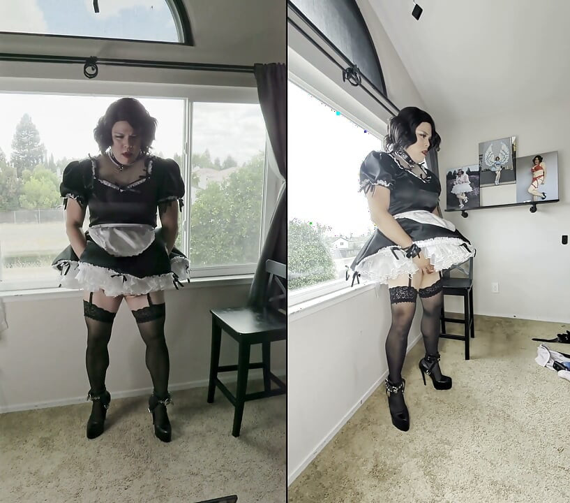 Sissy maid candy blir unplugged