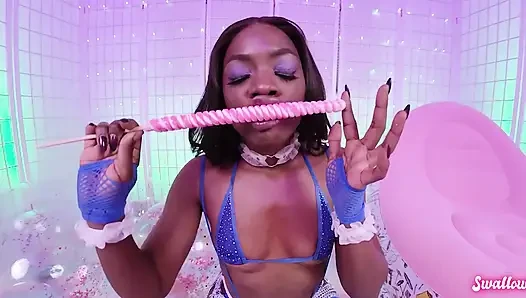 Ana foxx si cewek semok kulit hitam dientot habis-habisan sama kontol besar pria kulit putih