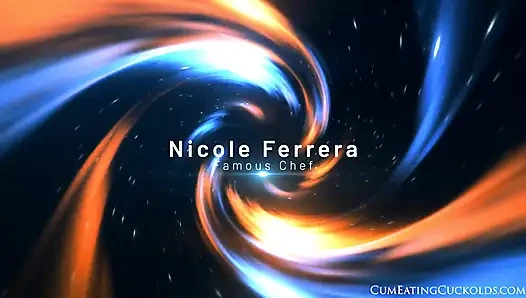 Куколд Nicole Ferrera берет ее на ужин, но вскоре он понимает, что член в его меню