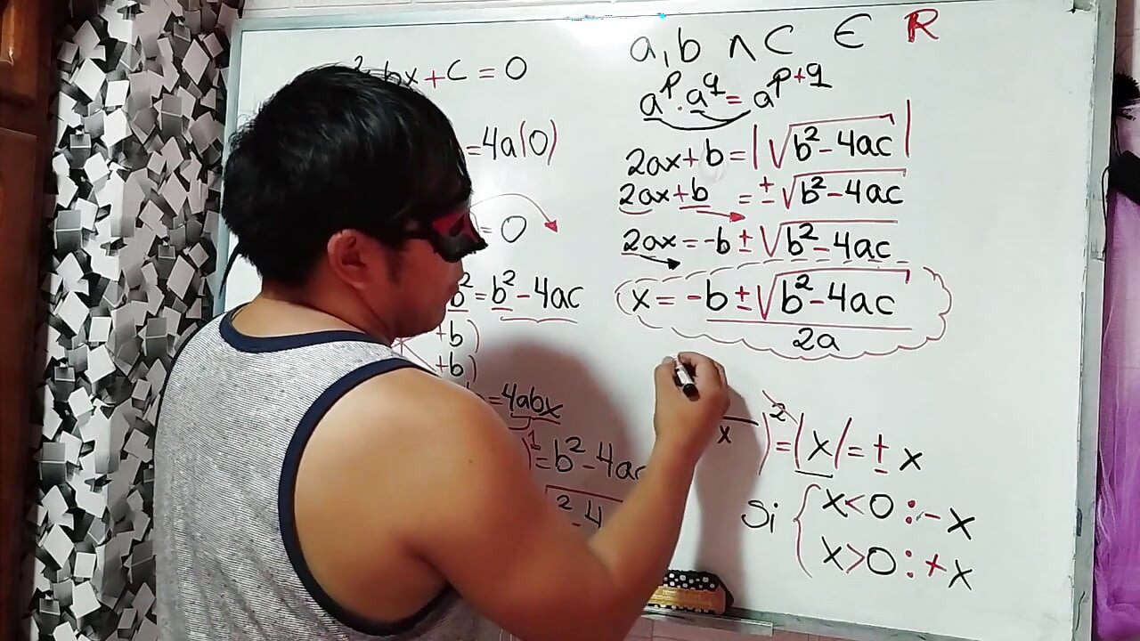 29 Algebra: Sexual Demonstration of the Equation of the Second Degree