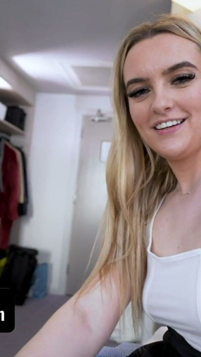 Gorgeous Blonde Housekeeper Lacey Amour Fucks Her First Ever Sugar-Daddy In His Hotel Room | Clip 1