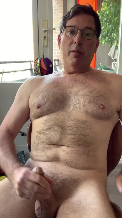 Verbal Fully Naked Bating Jerking off, Edging, Standup Cumshot.