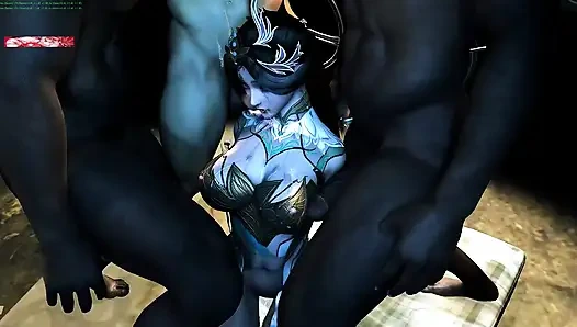 Священная анимация - 3D анимация, хентай