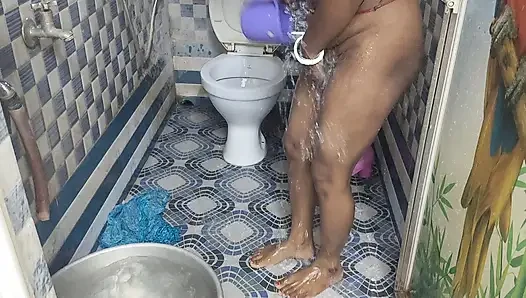 Hot desi bhabi bathroom