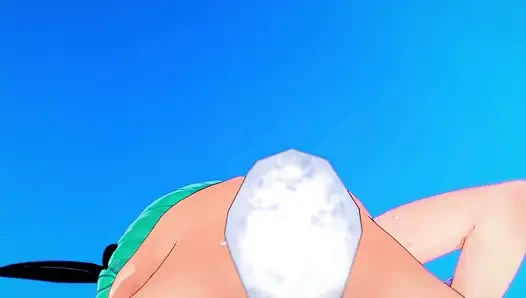 Bulma in heißem häschen-outfit, gut schlampe ficken - hentai