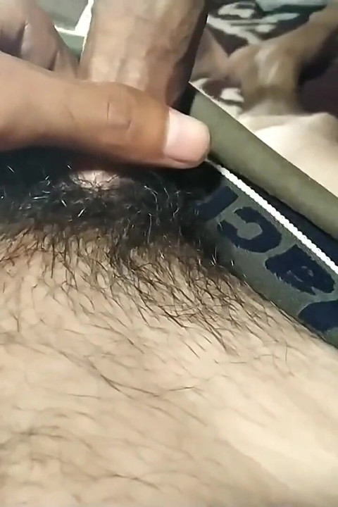 Showing Big Cock on Bed