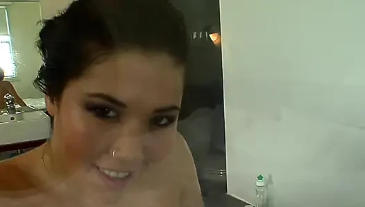 The round perfect ass of an asian slut