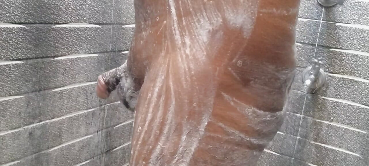 Masturbated with soap while bathing