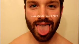 Tongue fetish - mick tongue video 3
