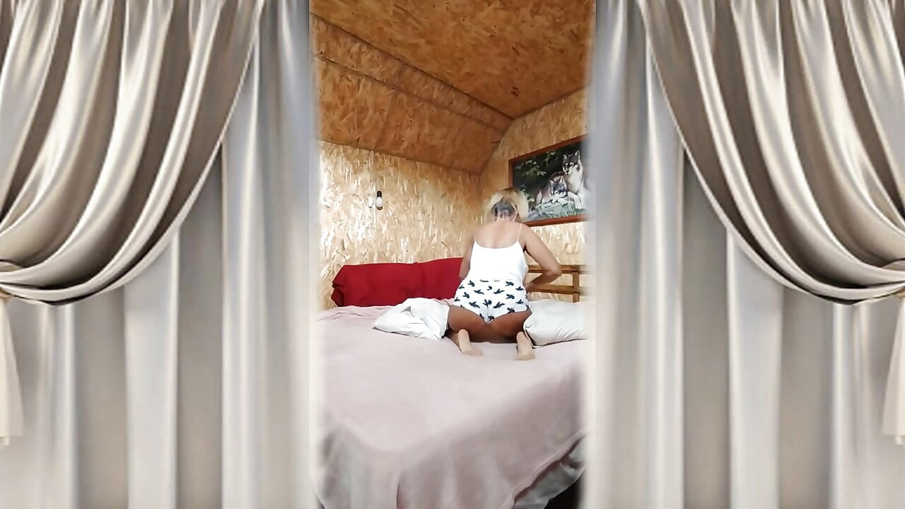 Hot Housewife Lukerya. Morning Starts in Bed.